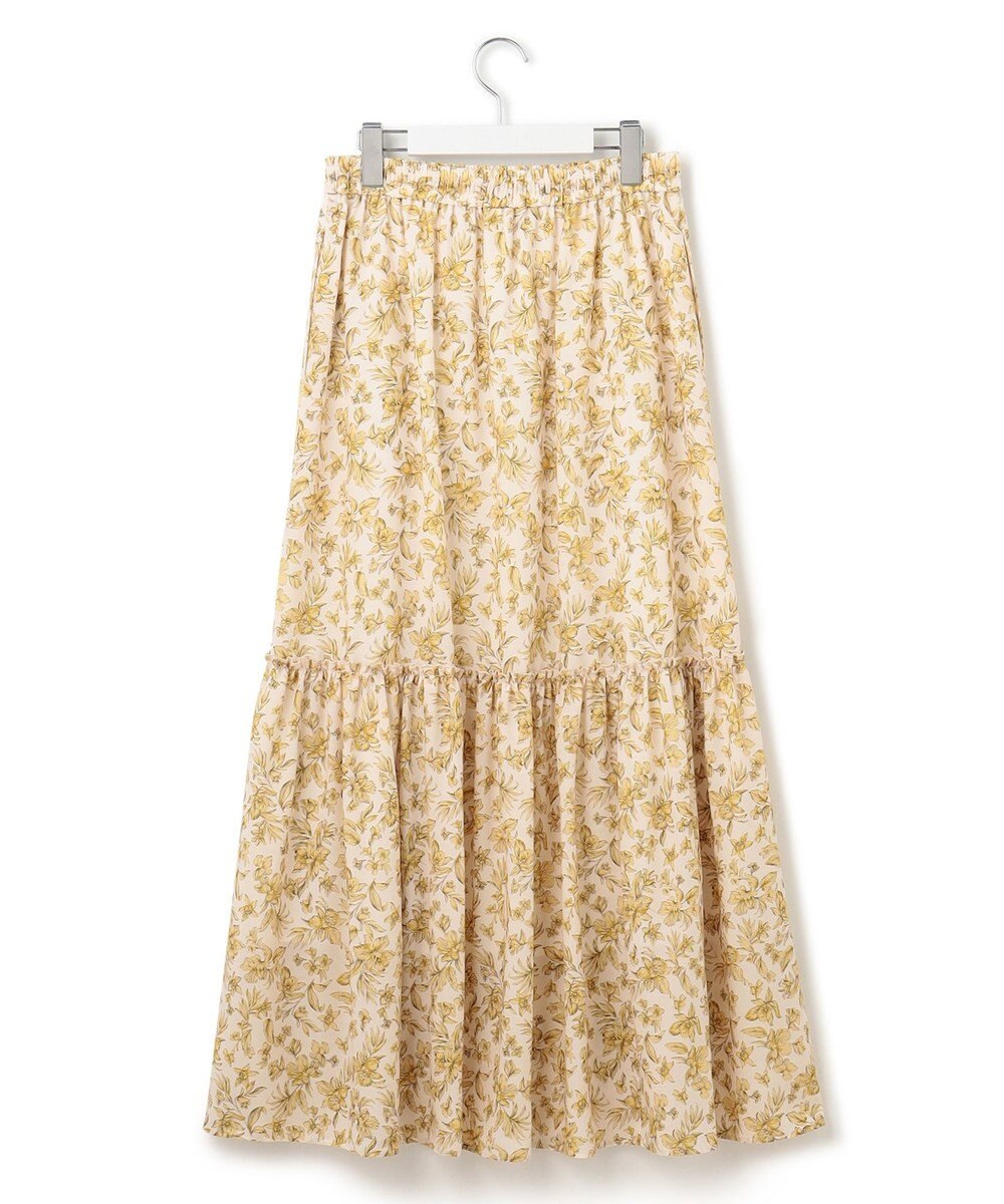 23区 【SLOW/一部店舗限定】ボタニカルプリント スカート 