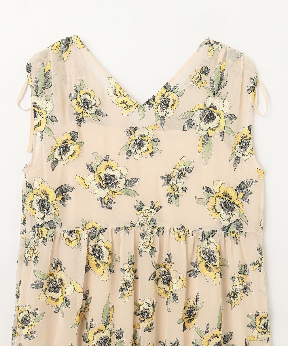 GRACE CONTINENTAL エスニックフラワー刺繍ワンピース 