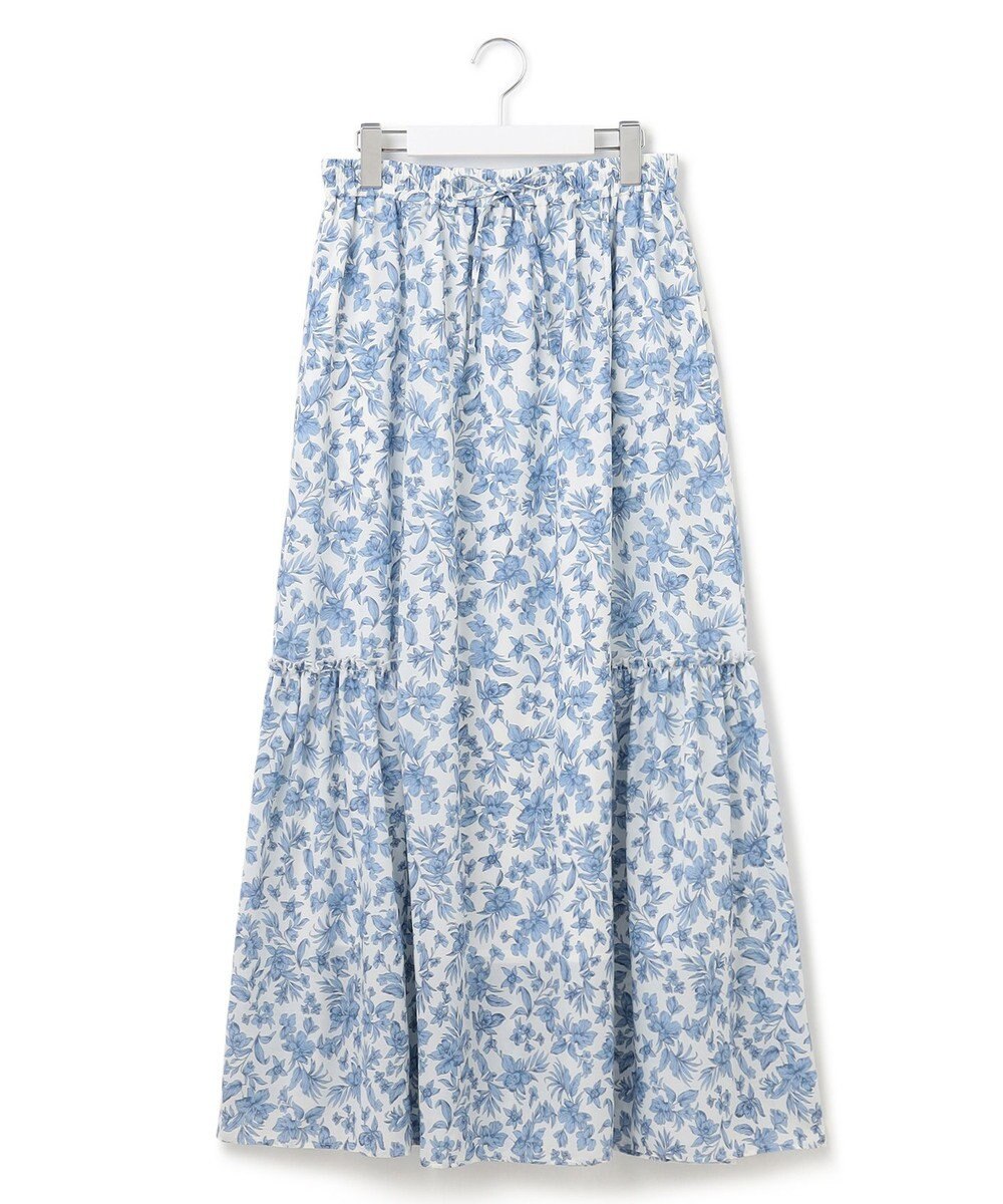 23区 【SLOW/一部店舗限定】ボタニカルプリント スカート 