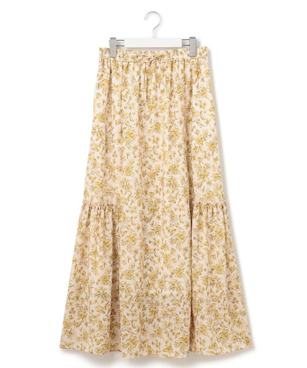 23区 S 【SLOW/一部店舗限定】ボタニカルプリント スカート 