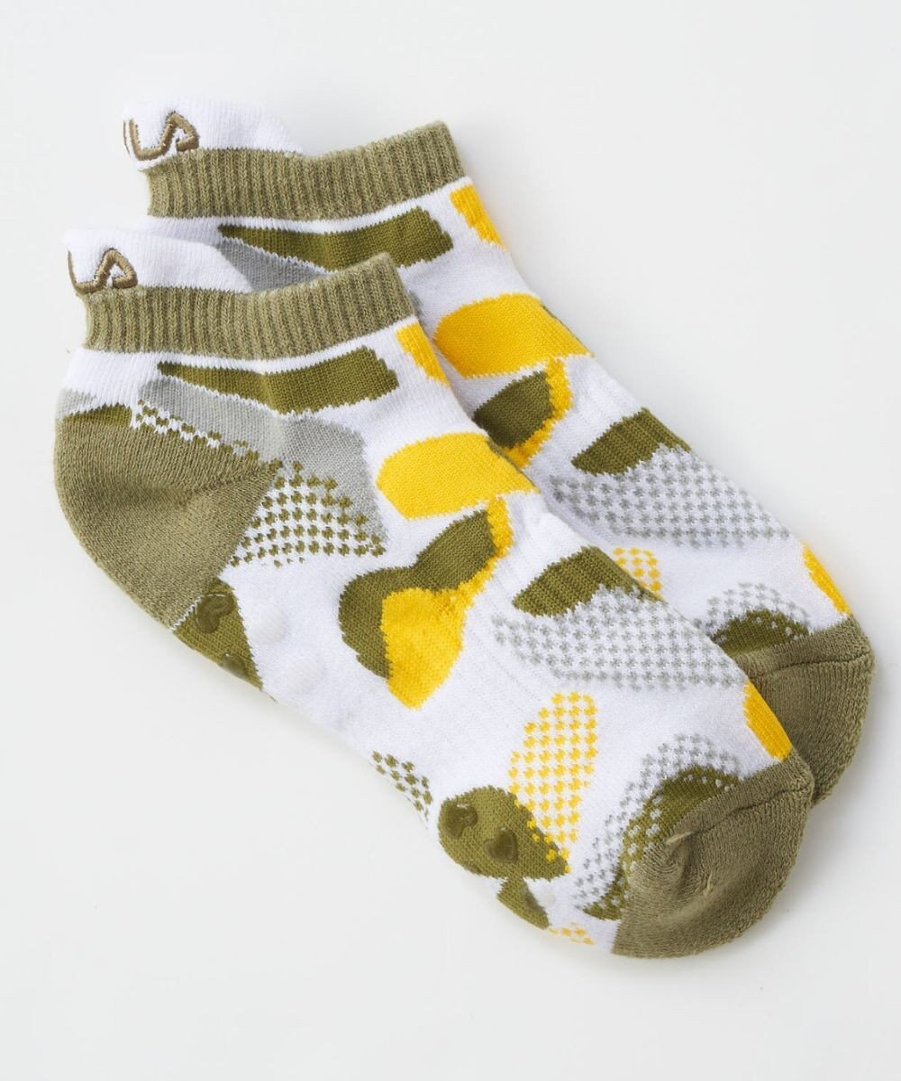 FILA GOLF／marie claire 【FILA GOLF】リゾート柄スニーカー丈ソックス 