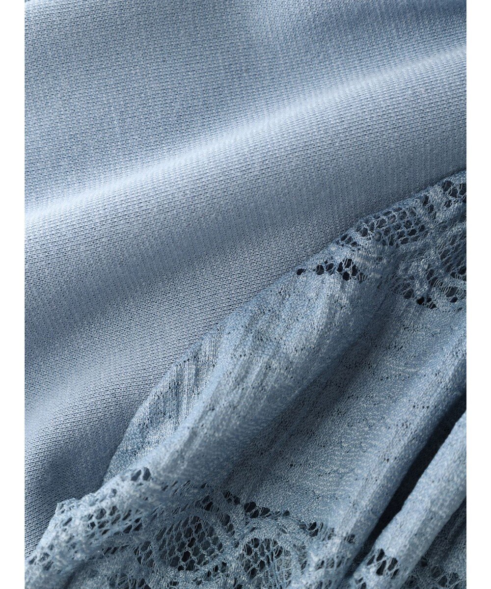 earth music&ecology フレア袖レースプルオーバー 