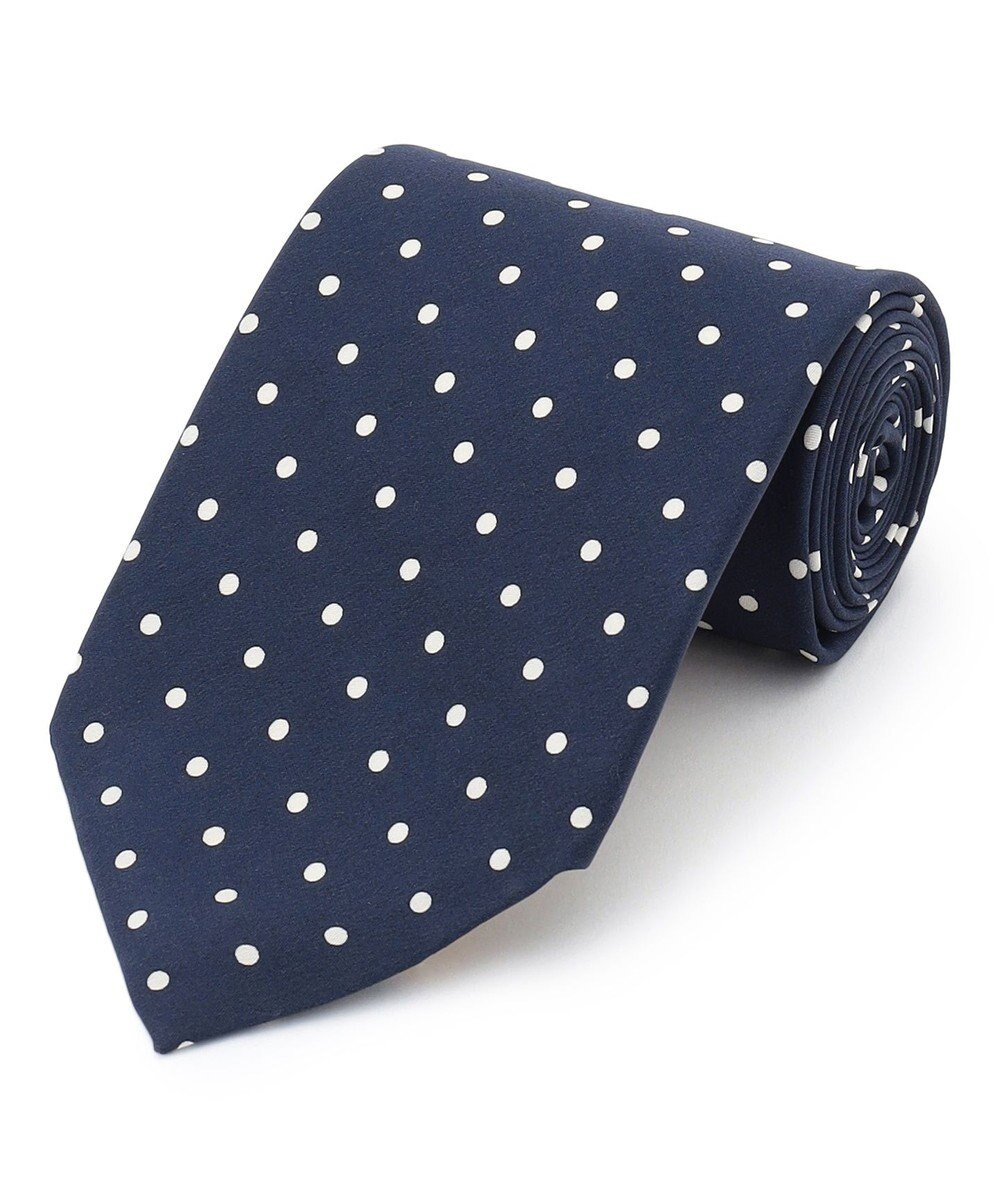 J.PRESS MEN ハンドプリントドット ネクタイ 