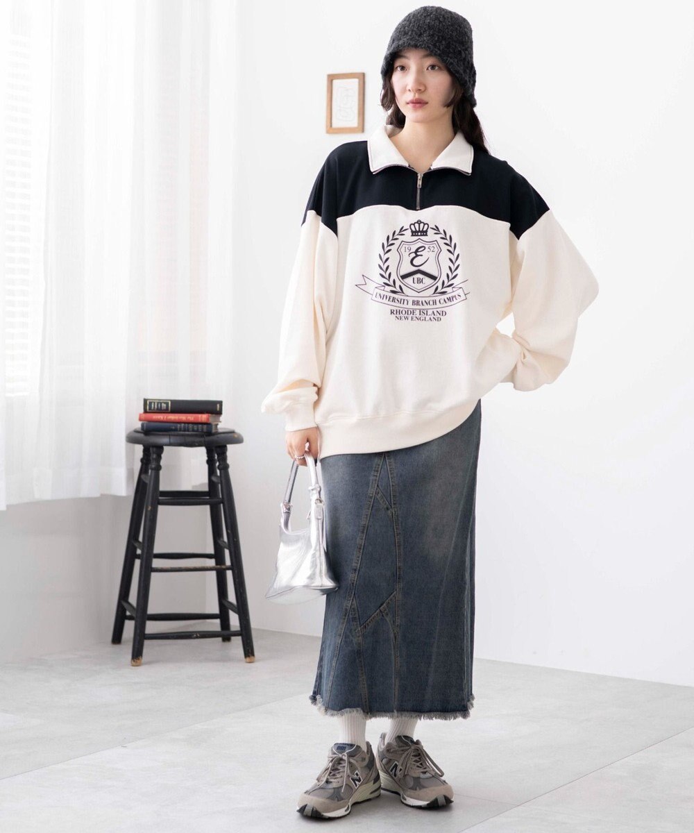 WEGO ハーフジップ切り替えBIBPO 