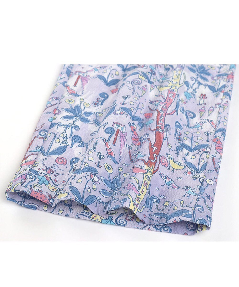 tsumori chisato SLEEP ツモリチサト パジャマ ベア天竺素材(トップス) 綿100%(ボトム) 4分袖 9分丈 レディース UDT113 /ワコール 