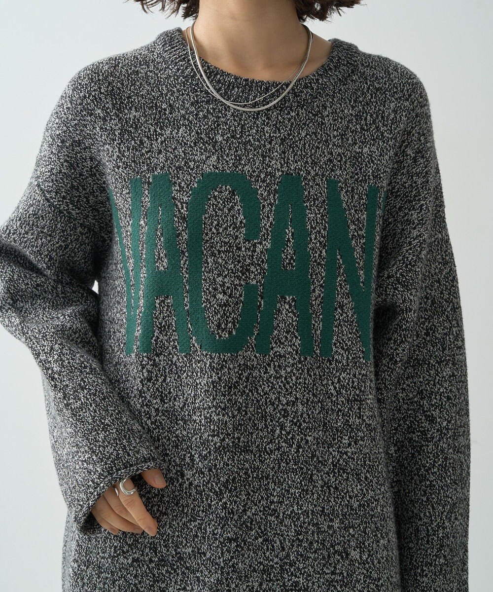 AMERICAN HOLIC バイパチＶＡＣＡＮＴロングニットプルオーバー 