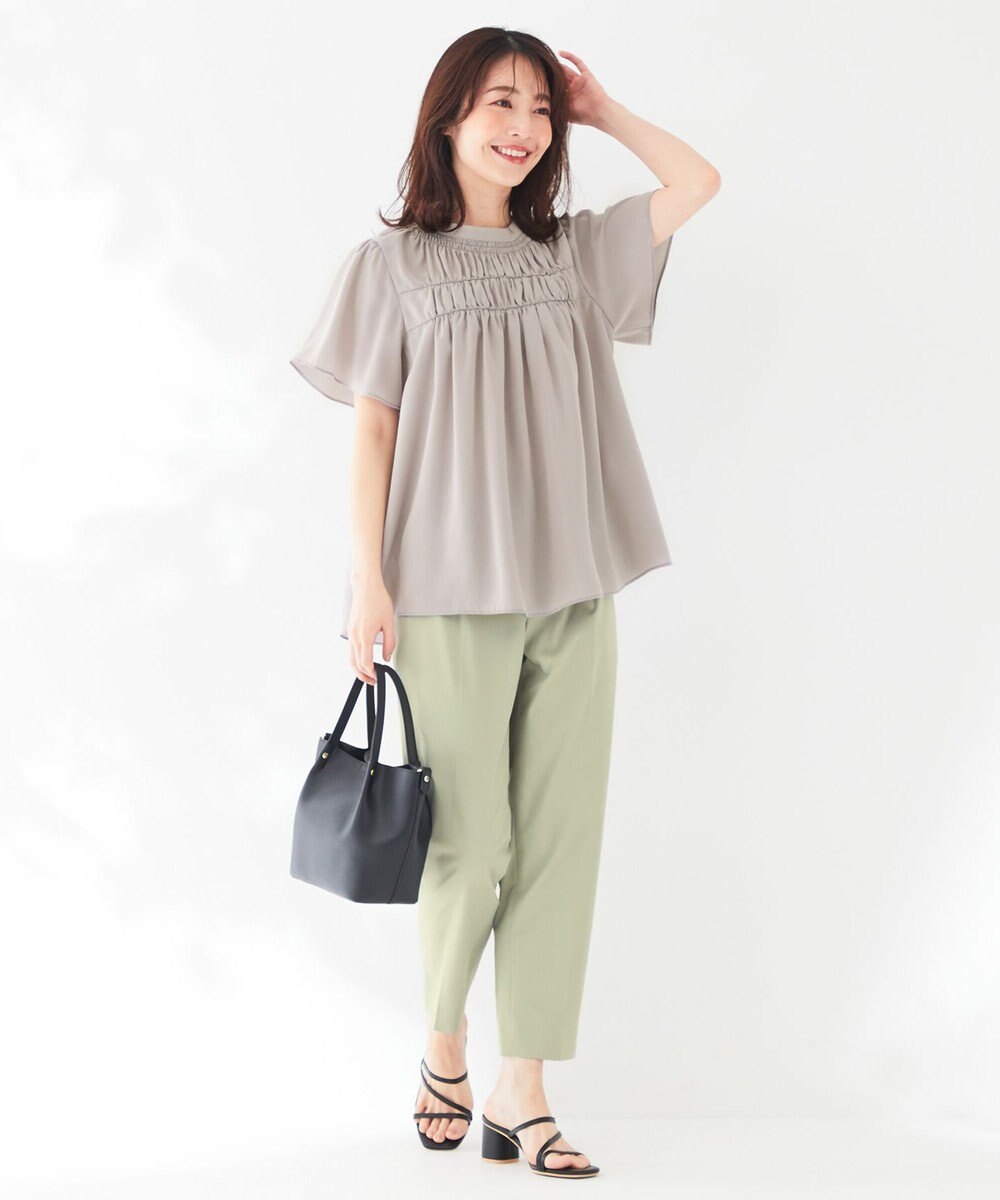 ANY SIS S 【UVケア】クールタッチミラクルガード テーパード パンツ 