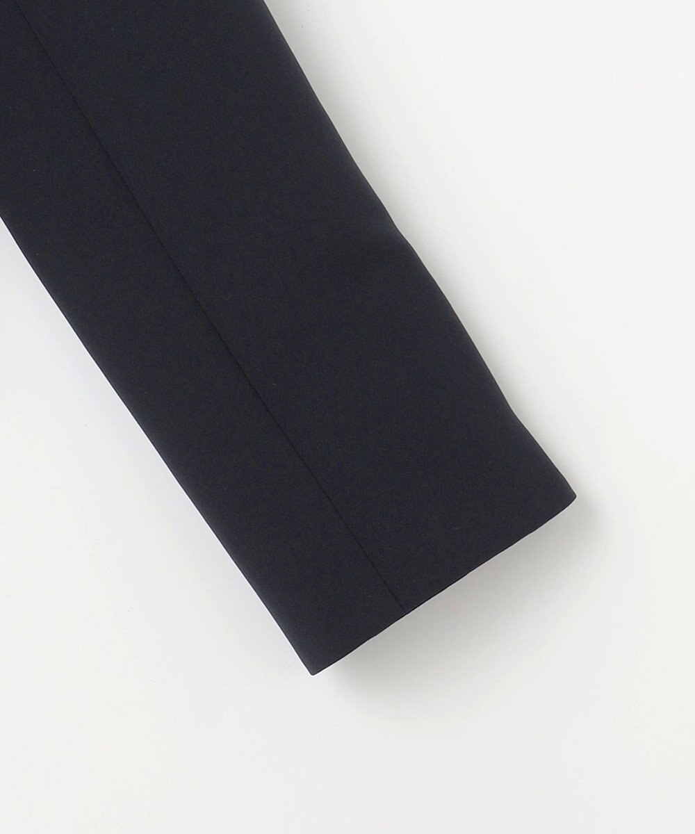 組曲 L 【WEB限定・KUMIKYOKU NAVY】コンフォータブルドレープ ノーカラージャケット 