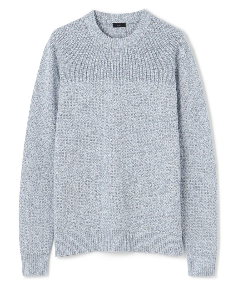 JOSEPH HOMME 【LEON 掲載】シルクバルキーハニカム　クルーネックニット 