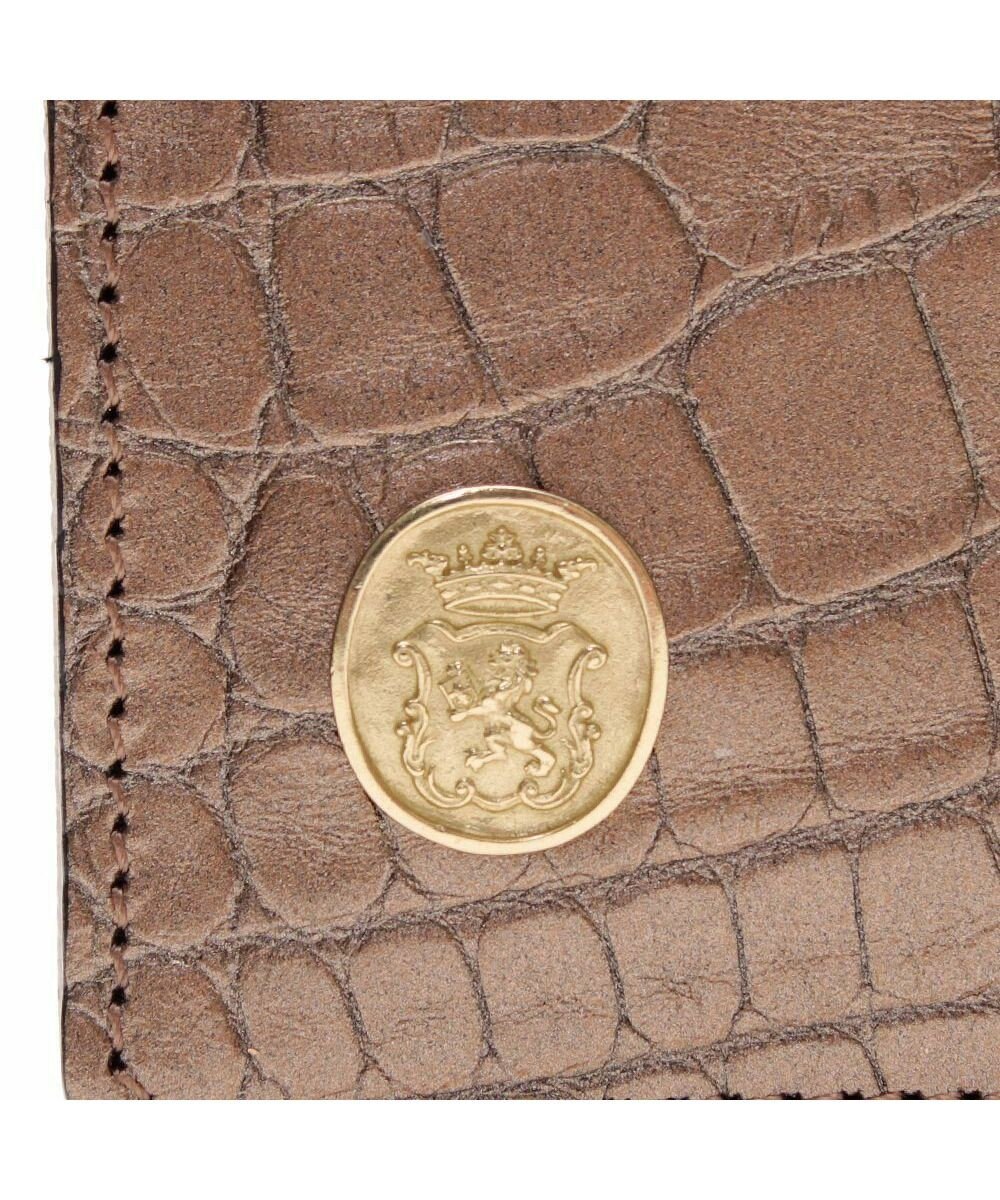 A.D.M.J. 【牛革】クロコ型押しスモールウォレット 