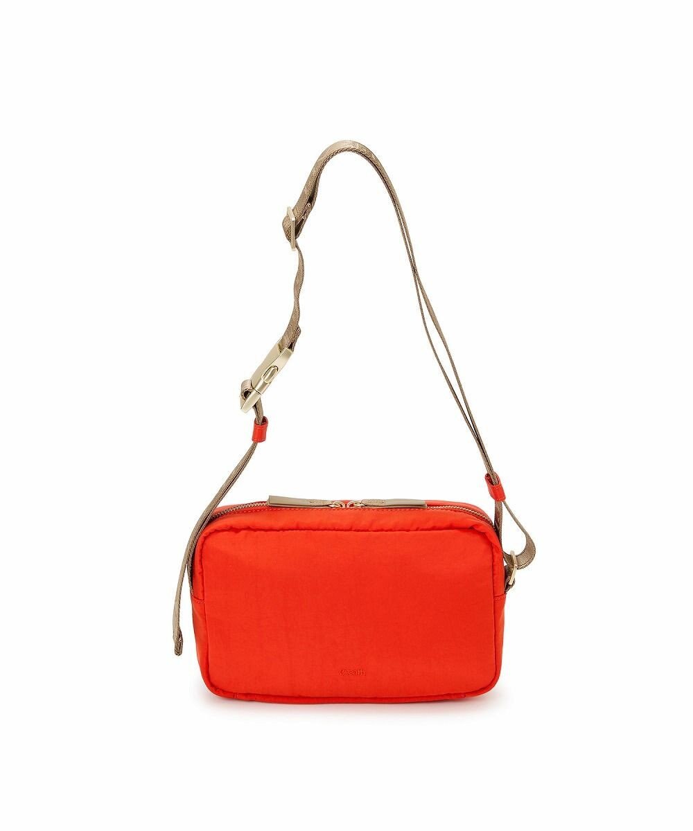 TOPKAPI 【Breath TOPKAPI】Freely フリーリー ナイロン ロゴテープ  スクエア ショルダーバッグ 