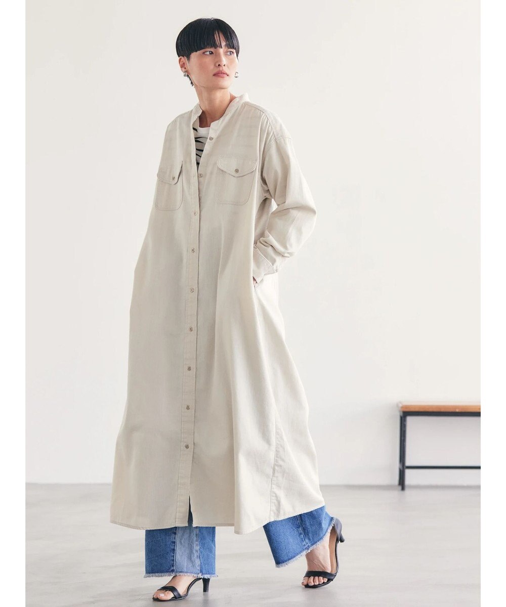 AMERICAN HOLIC ツイルＷポケットＡラインワンピース 