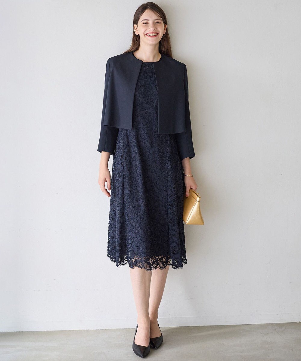 23区 S 【APPLAUDIR】バックサテンジョーゼット ジャケット 