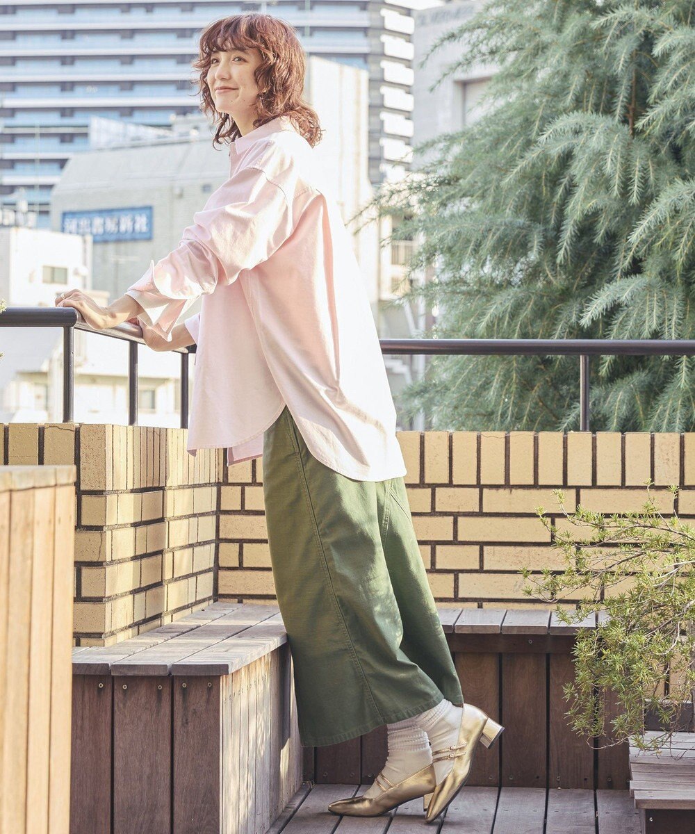 AMERICAN HOLIC ＵＶカットリサイクルコットンオックスシャツ 