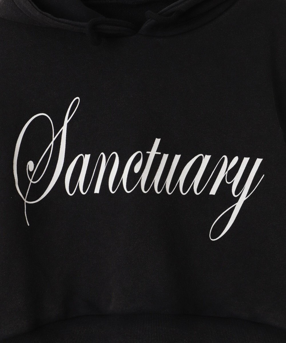 WEGO エンジェルプリントショートプルパーカー 