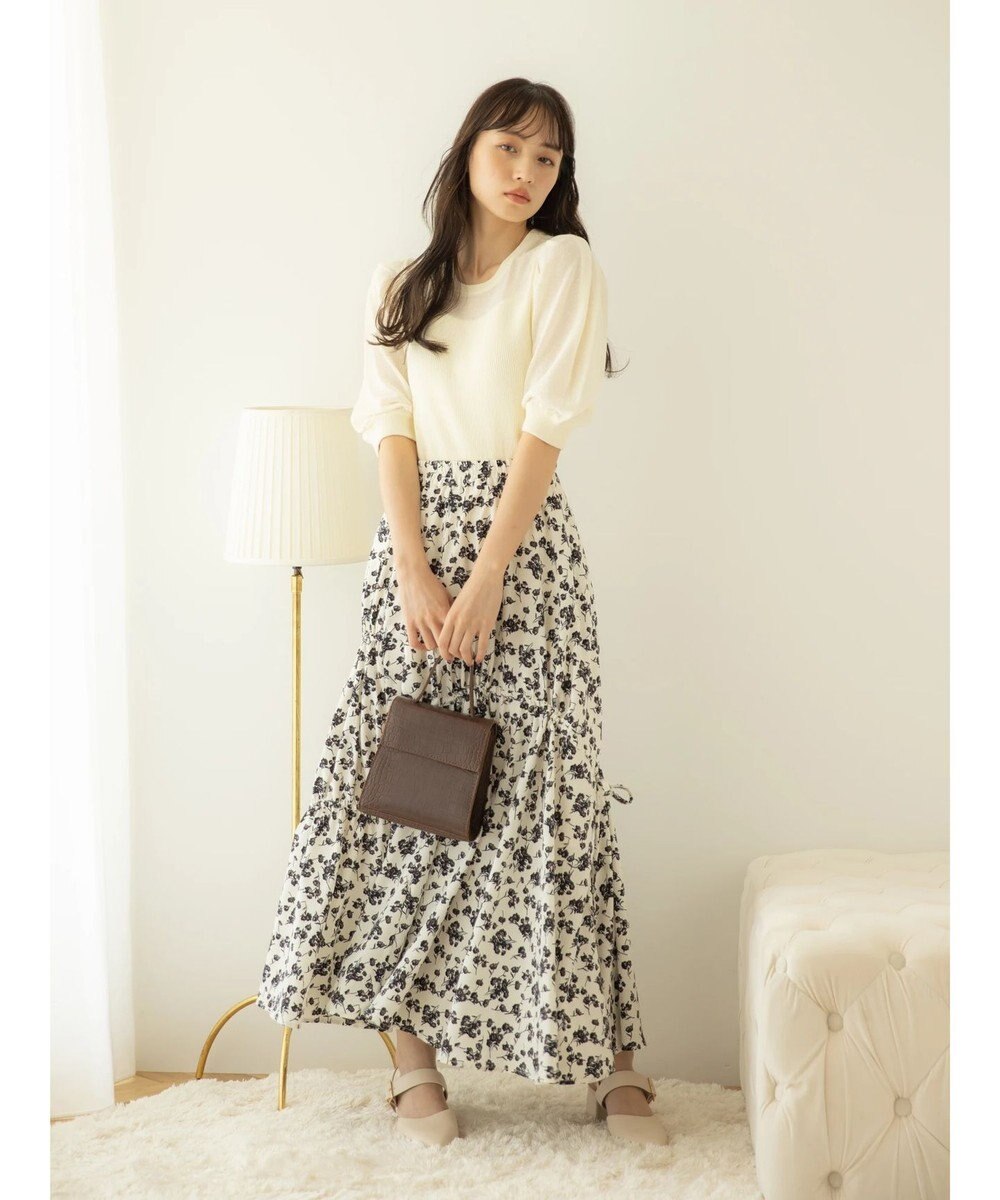 earth music&ecology シアーパワショルニットプルオーバー 