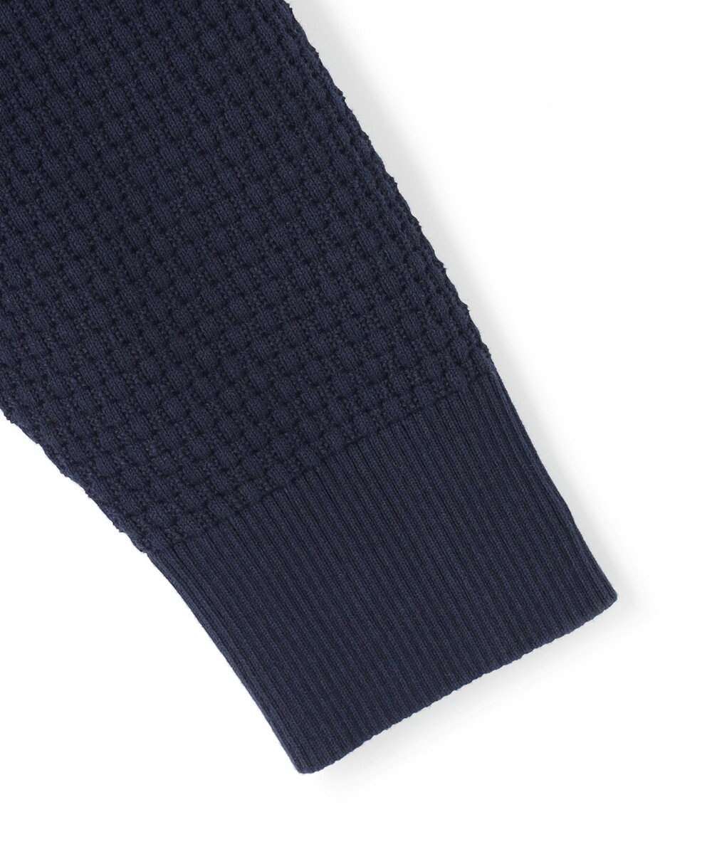 J.PRESS MEN 【High twist links】フルジップカーディガン 