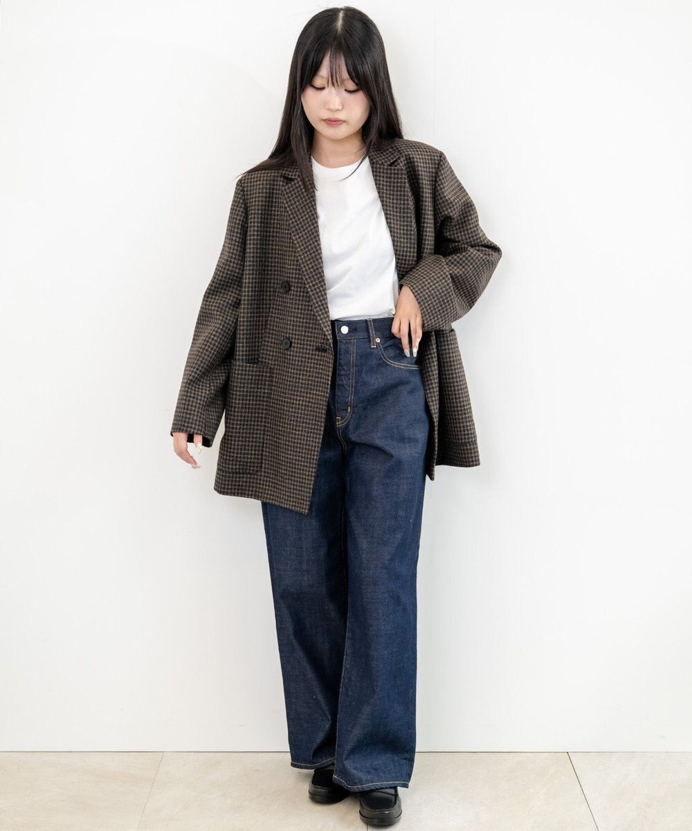 caqu FS wide boy's ワイドシルエットデニム 