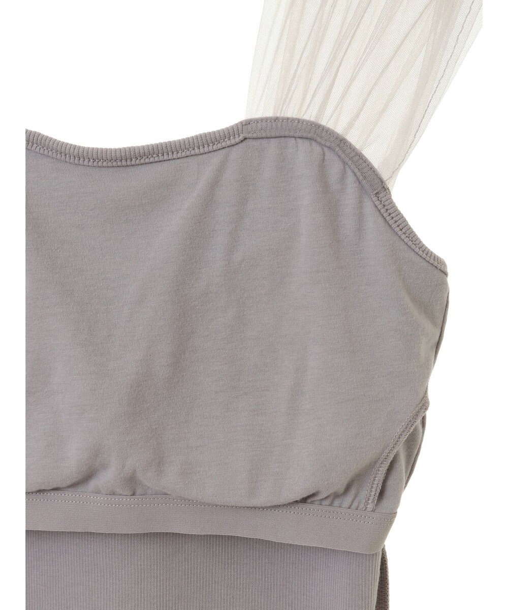 earth music&ecology チュールドッキングカップ付キャミソール 