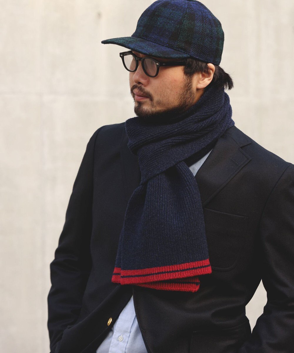 J.PRESS MEN 【WEB限定】スクール ラインマフラー 