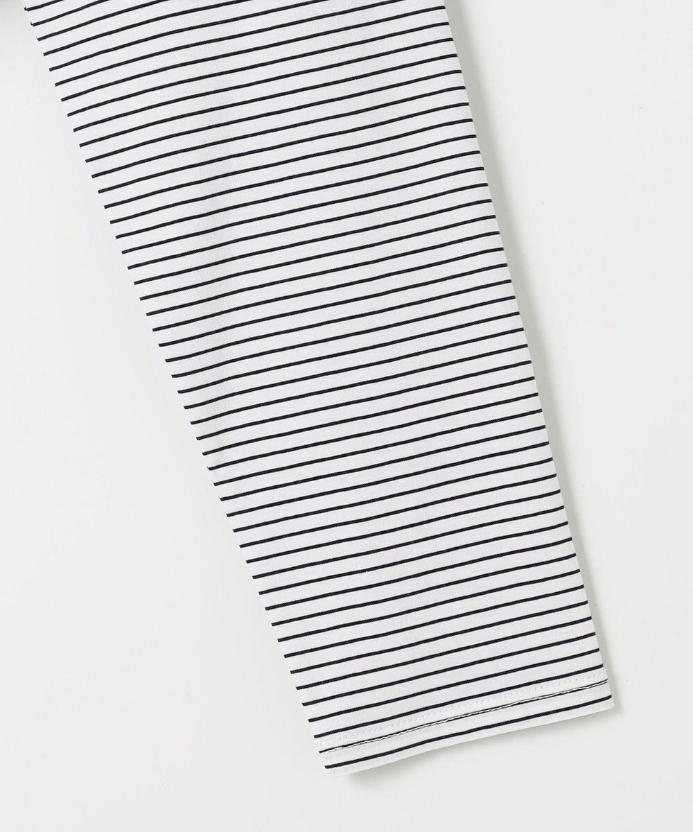 J.PRESS LADIES ベーシックジャージーシャツテール ボーダー カットソー 