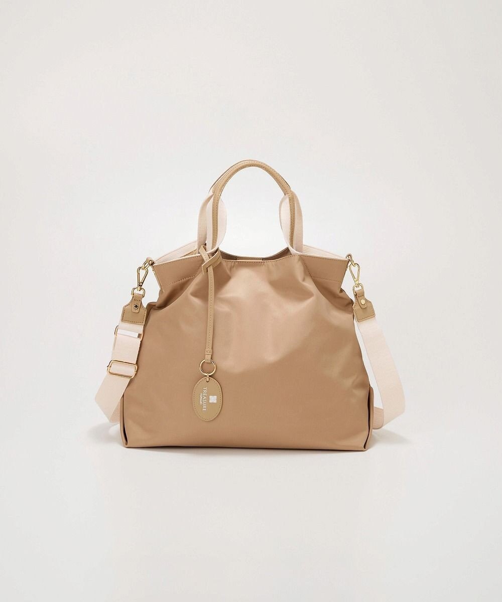 TOPKAPI 【TREASURE TOPKAPI】ストライプハンドル ナイロン 2way トートバッグ A4対応 