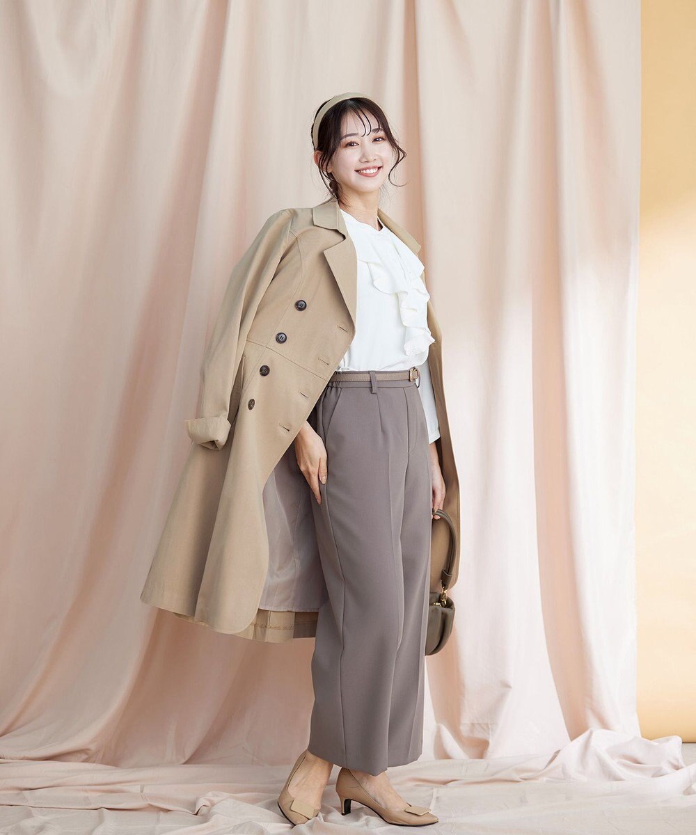 Tiaclasse 【洗える】フリルブラウス 