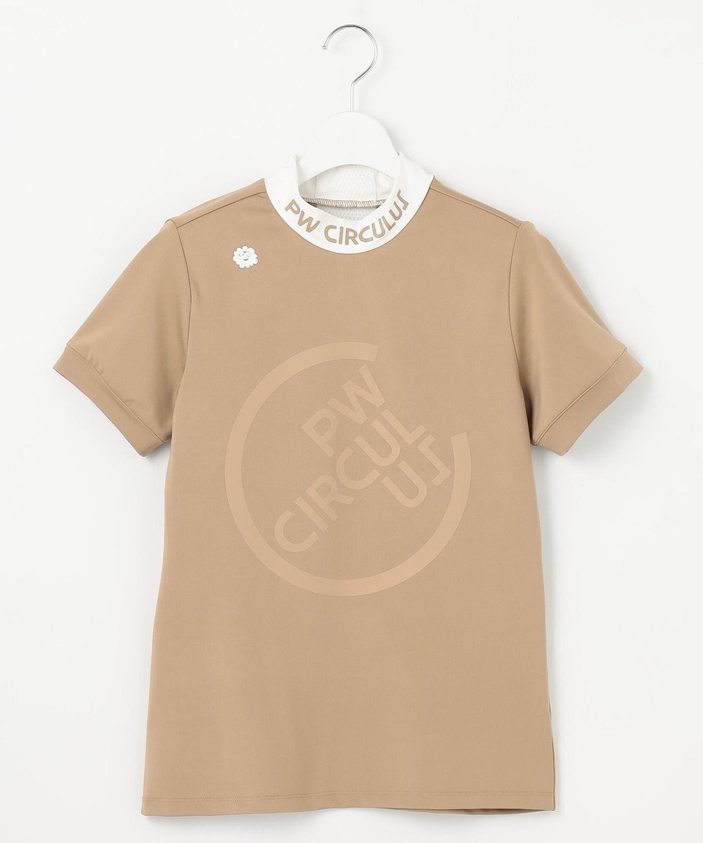 PW CIRCULUS 【UVカット / 吸水速乾 / 伸縮性抜群】【WOMEN】バックメッシュ切り替えモックT ゴルフウェア レディース 