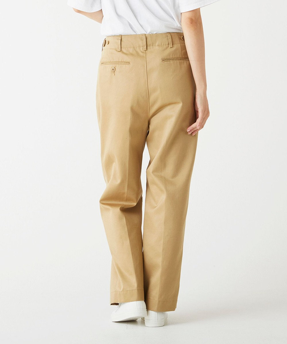 caqu 【洗える】westpoint Trousers ワイドストレートトラウザーズ Navy 2 女性服・レディース・ウィメンズ・婦人服・女性ファッション (caqu>パンツ) チノパンツ 【通販】【オンワード】