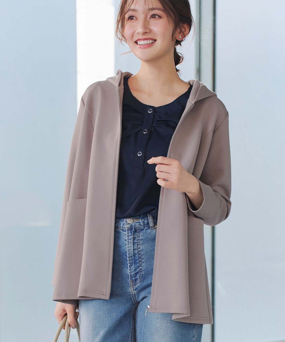 Tiaclasse ソフトダンボールバックフレアフーディー 