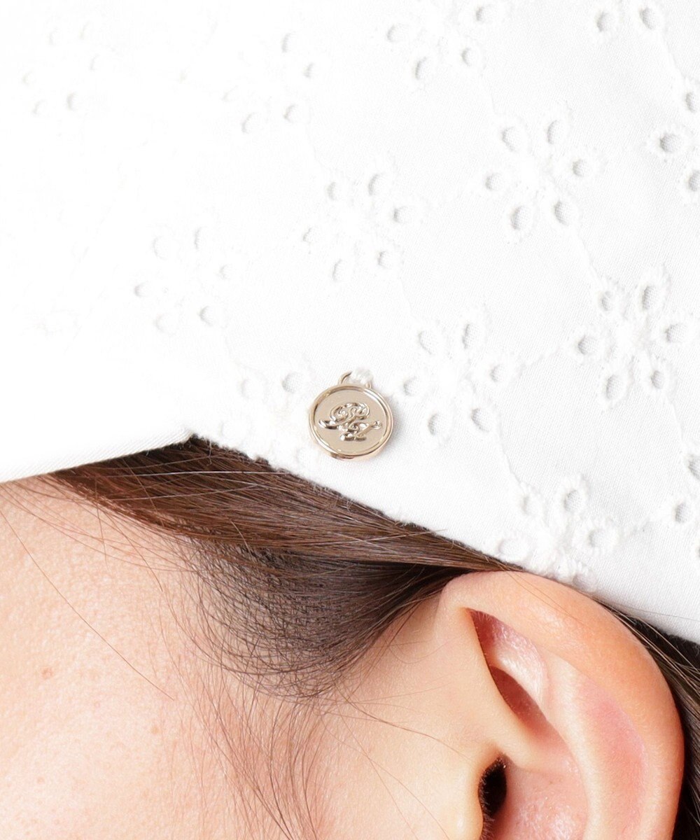 MOONBAT 【つば長/深め】ポール & ジョー (PAUL & JOE ACCESSOIRES) レースキャップ チャーム付き 