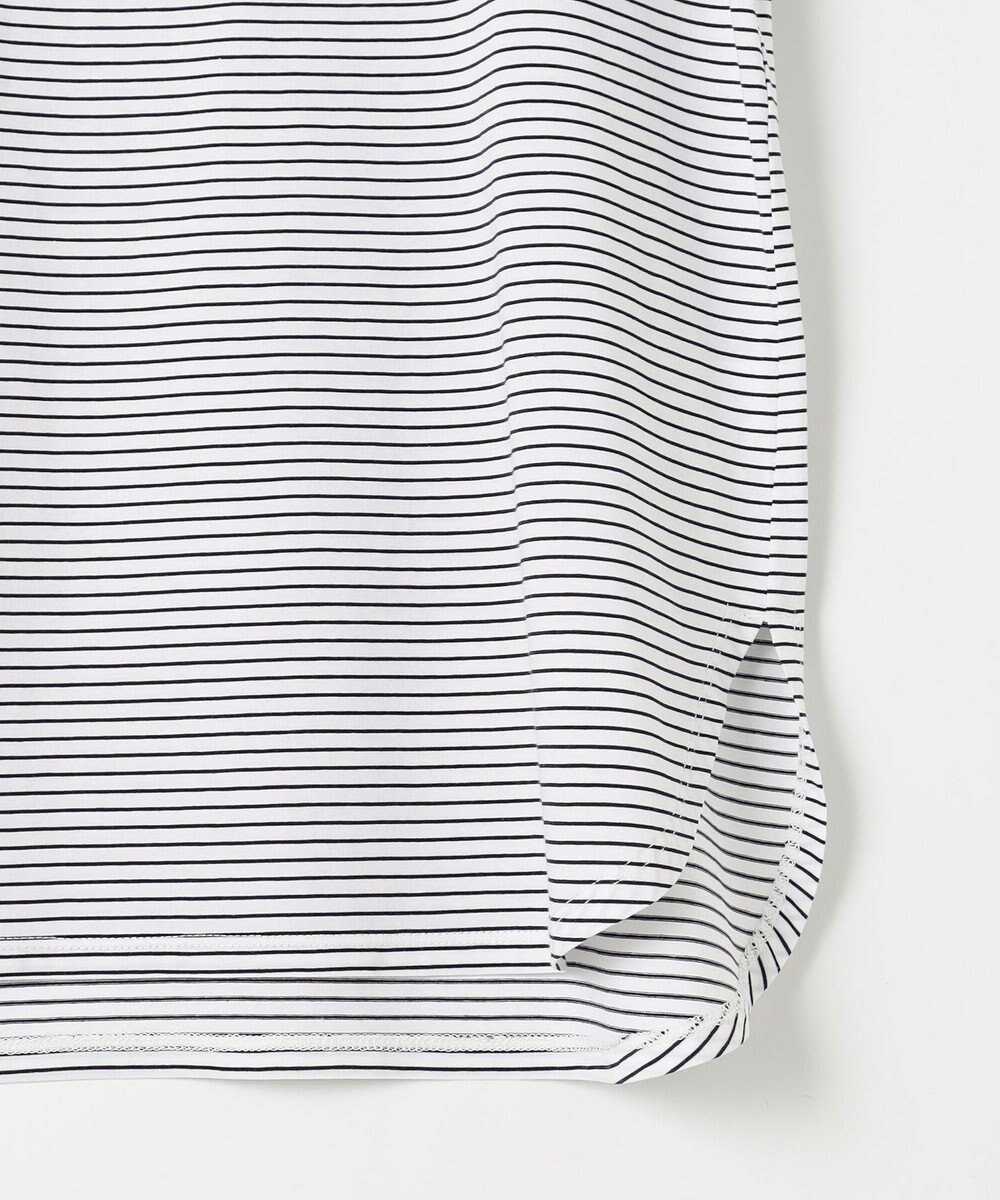 J.PRESS LADIES ベーシックジャージーシャツテール ボーダー カットソー 