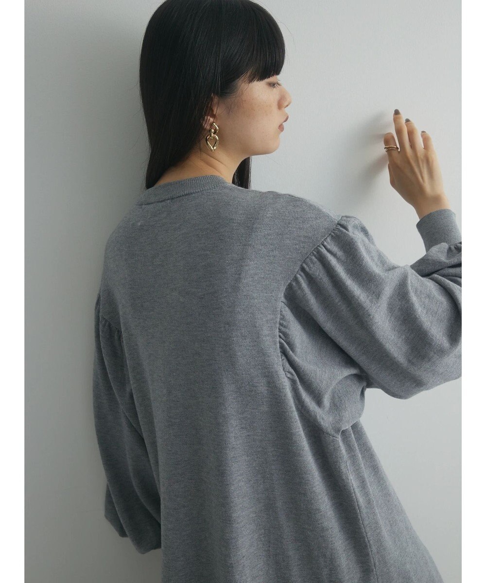 Green Parks armonia. 袖ボリュームニットワンピース 