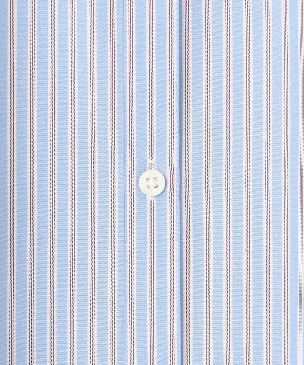 J.PRESS LADIES 【洗える】Betterコットンポリエステル ストライプ シャツカラーブラウス 