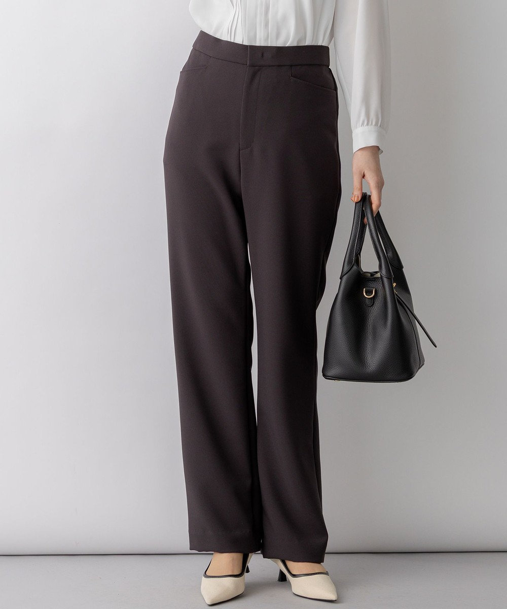 23区 S 【一部先行予約】ストレッチダブルクロス フレアパンツ 