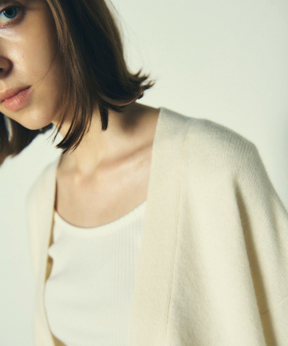 GRACE CONTINENTAL メリノウールニットカーディガン 