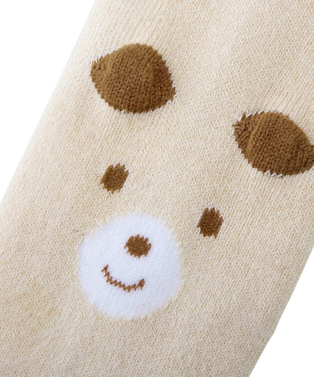 MIKI HOUSE HOT BISCUITS 【70-120cm】 顔ドン タイツ 