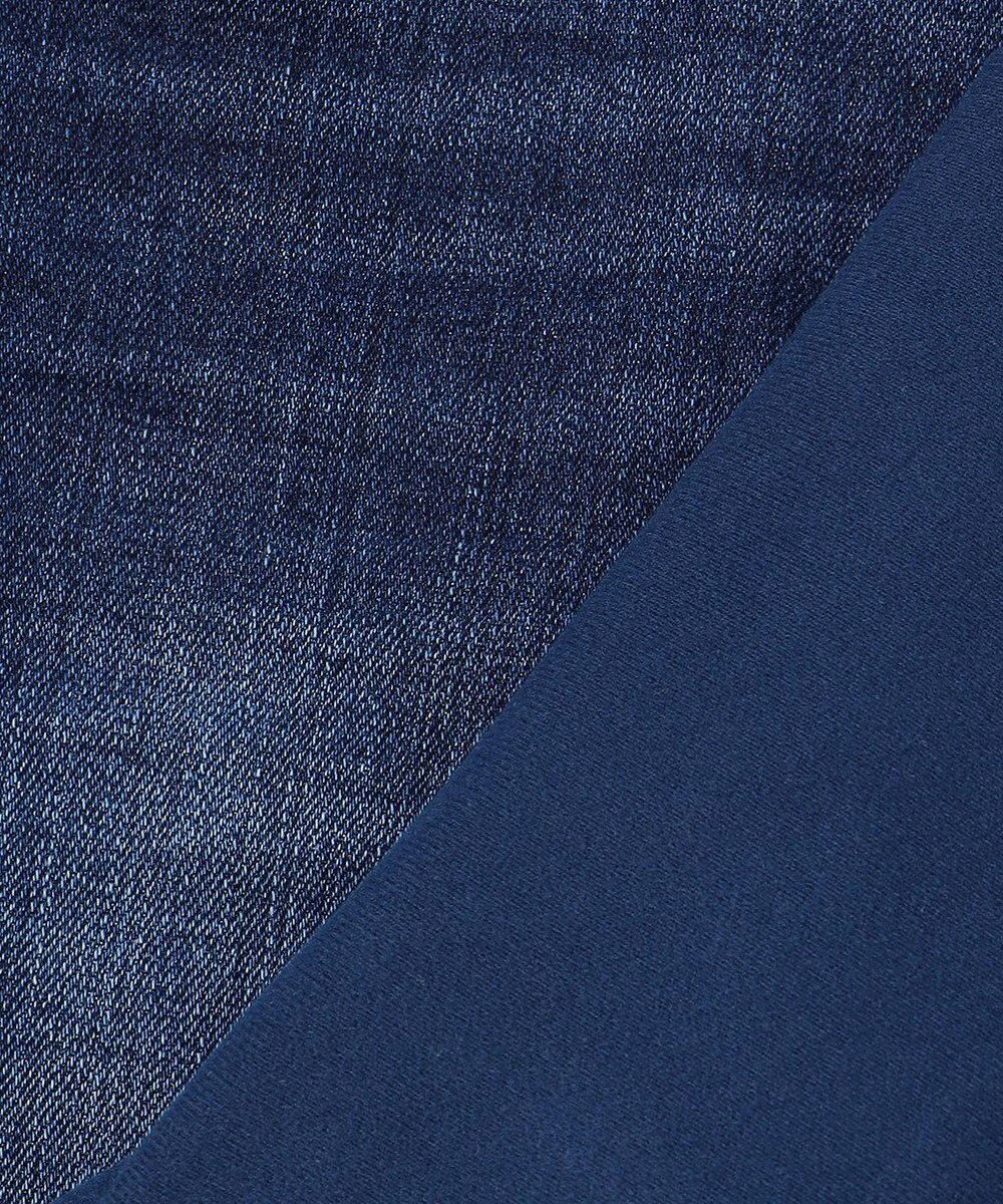 JOSEPH ABBOUD 【暖か起毛裏地付/ストレッチ】 レイヤード デニム パンツ 