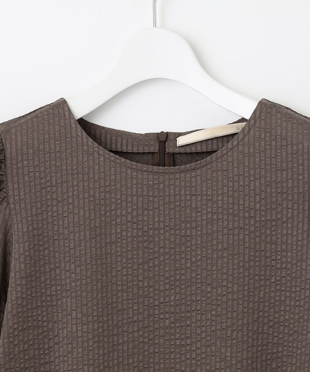 自由区 【WEB限定・洗える・XSサイズあり】シャドウサッカー カットソー 