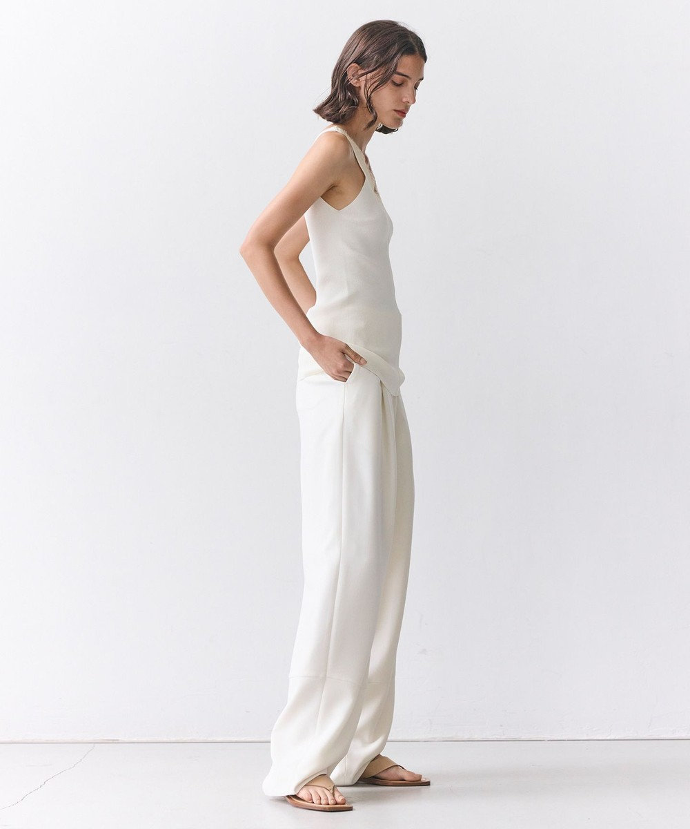 BEIGE， 【VERY NaVY掲載】RUBY / レーストリム リブタンクトップ 