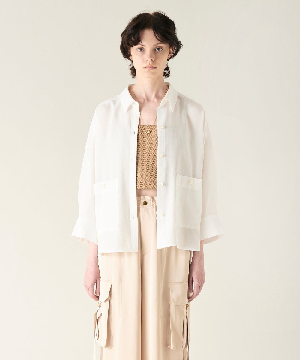 GRACE CONTINENTAL コクーンシルエットシャツ 