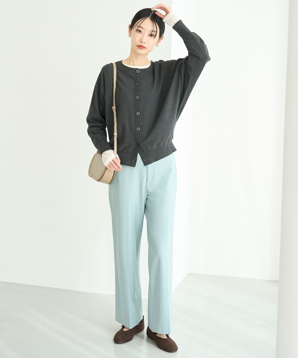 UNFILO 【ウエストゴム/14サイズ展開】beauty warm pants ワイド 