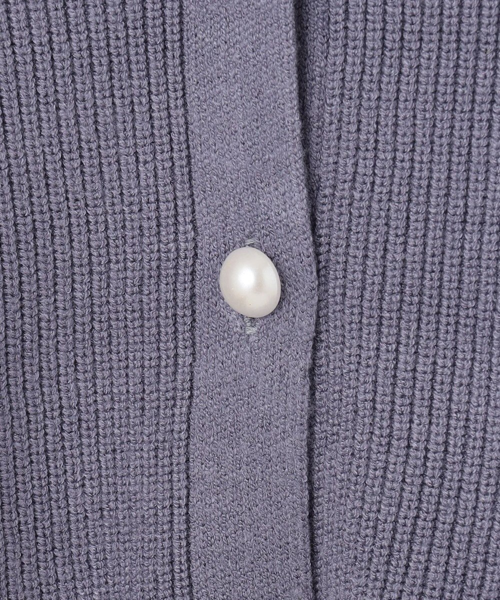 ANY 【手洗い可】パールカーディガン 
