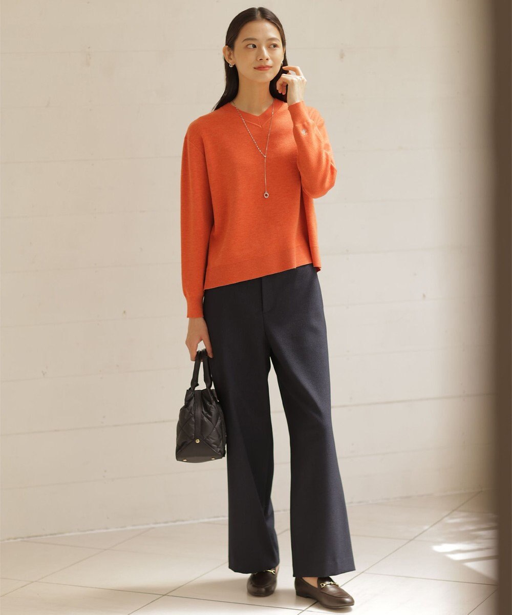 J.PRESS LADIES 3way ガラスリング ラリエット ネックレス 