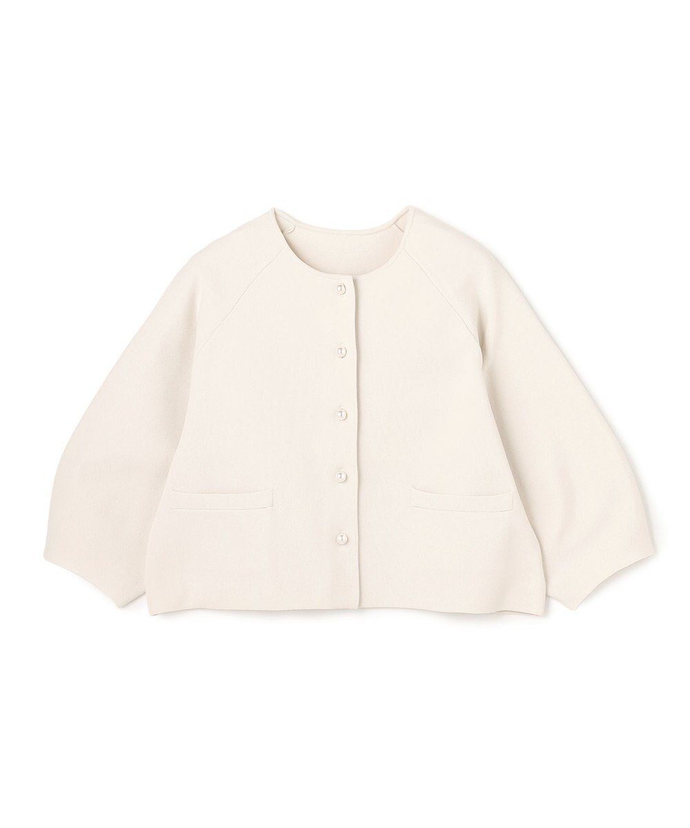 UNFILO L BEAUTY FORM KNIT パールボタン カーディガン 