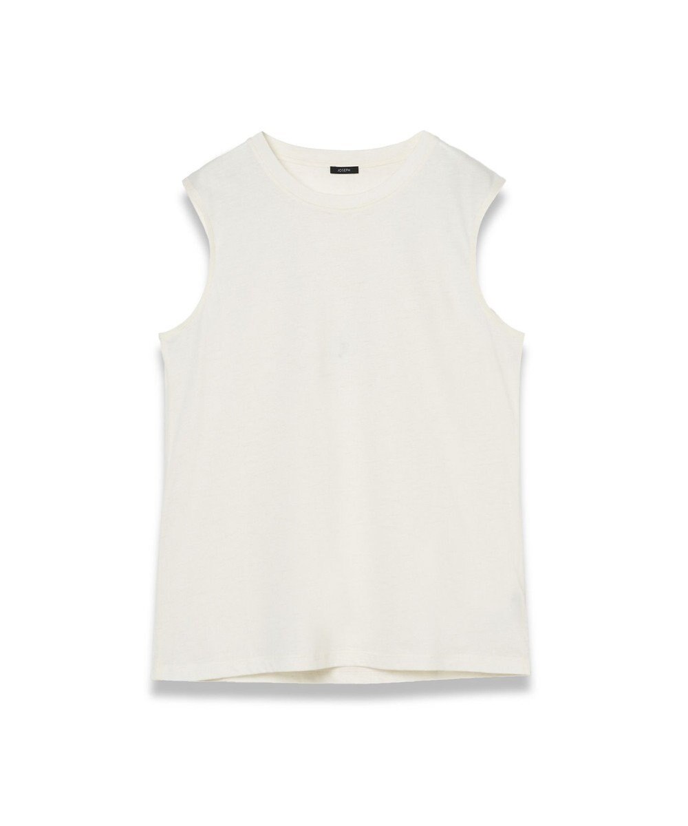 JOSEPH 【洗える】コットンシルク　ジャージータンクトップ 