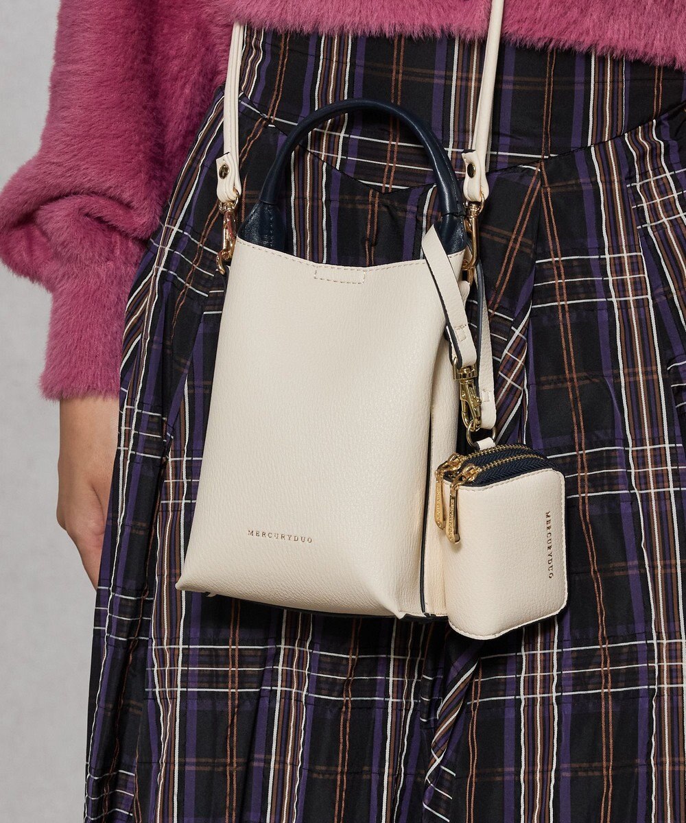style code 【MERCURYDUO/マーキュリーデュオ】ラージトート スマートショルダー WFキーケース　三点セット 