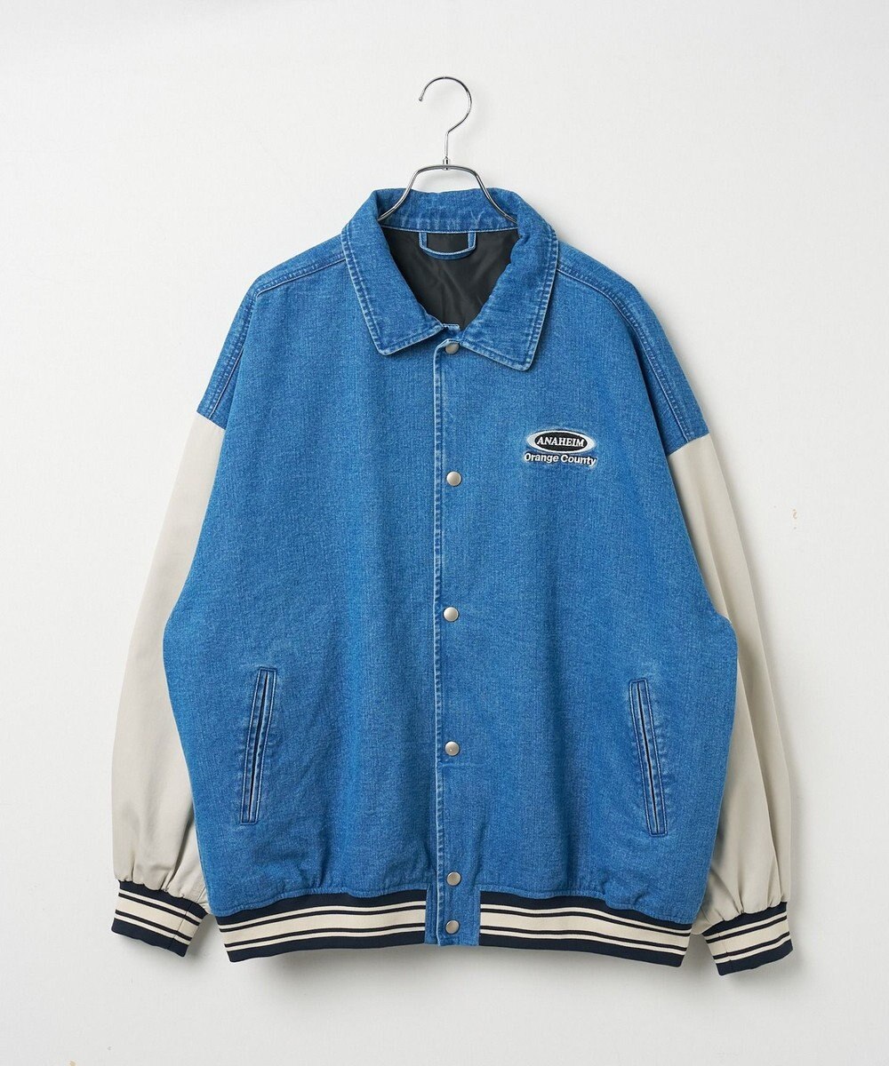 WEGO 【ユニセックス着用ITEM】デニムスタジャン 