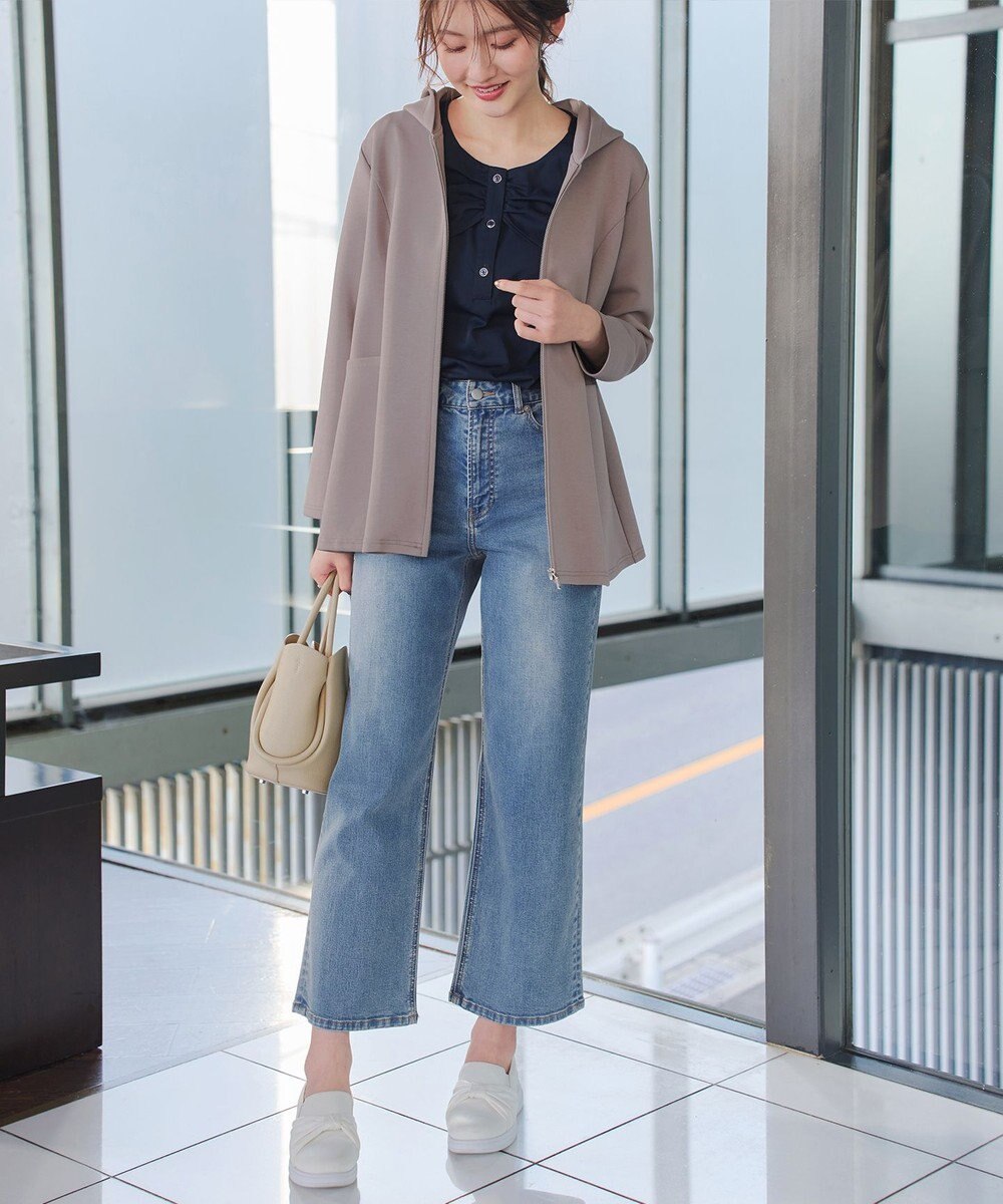 Tiaclasse ソフトダンボールバックフレアフーディー 