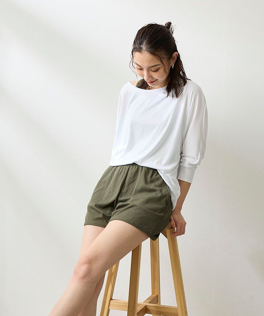 OP／FILA 【ocean pacific】ラッシュガード付き水着4点セット タンキニデザイン 